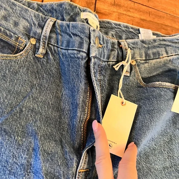 NWT Good American BLUE940  jeans Good Classic - Picture 4 of 8